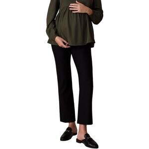 Motherhood Maternity Womens XL Over The Belly Straight Leg Pregnancy Dress Pants